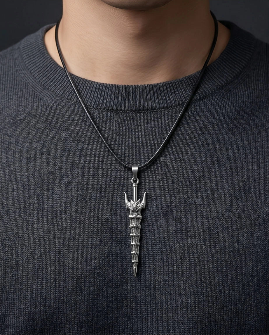 Gothic Dragon Spire Necklace