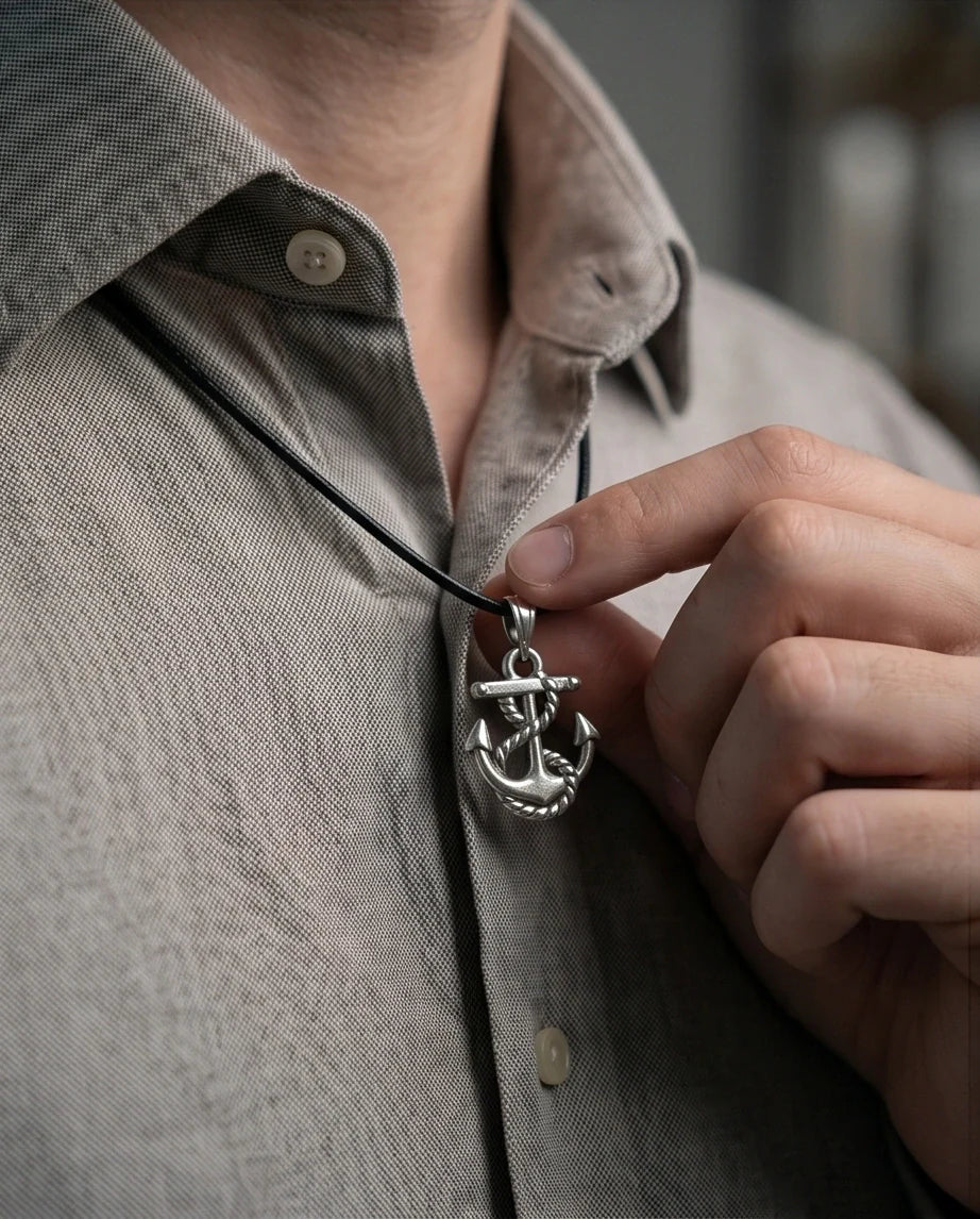 The Deep Sea Fouled Anchor Necklace