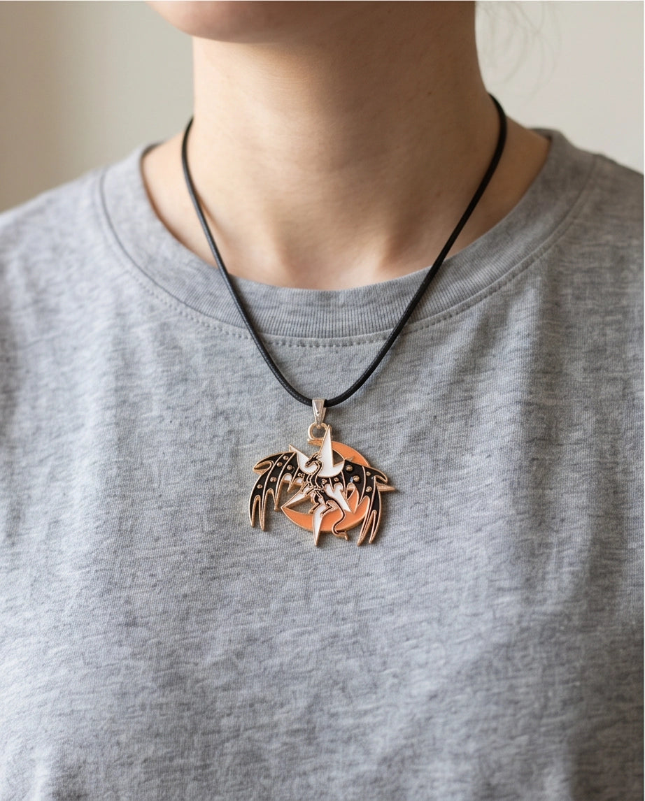 Celestial Celestial Dragon Moon & Star Pendant Necklace