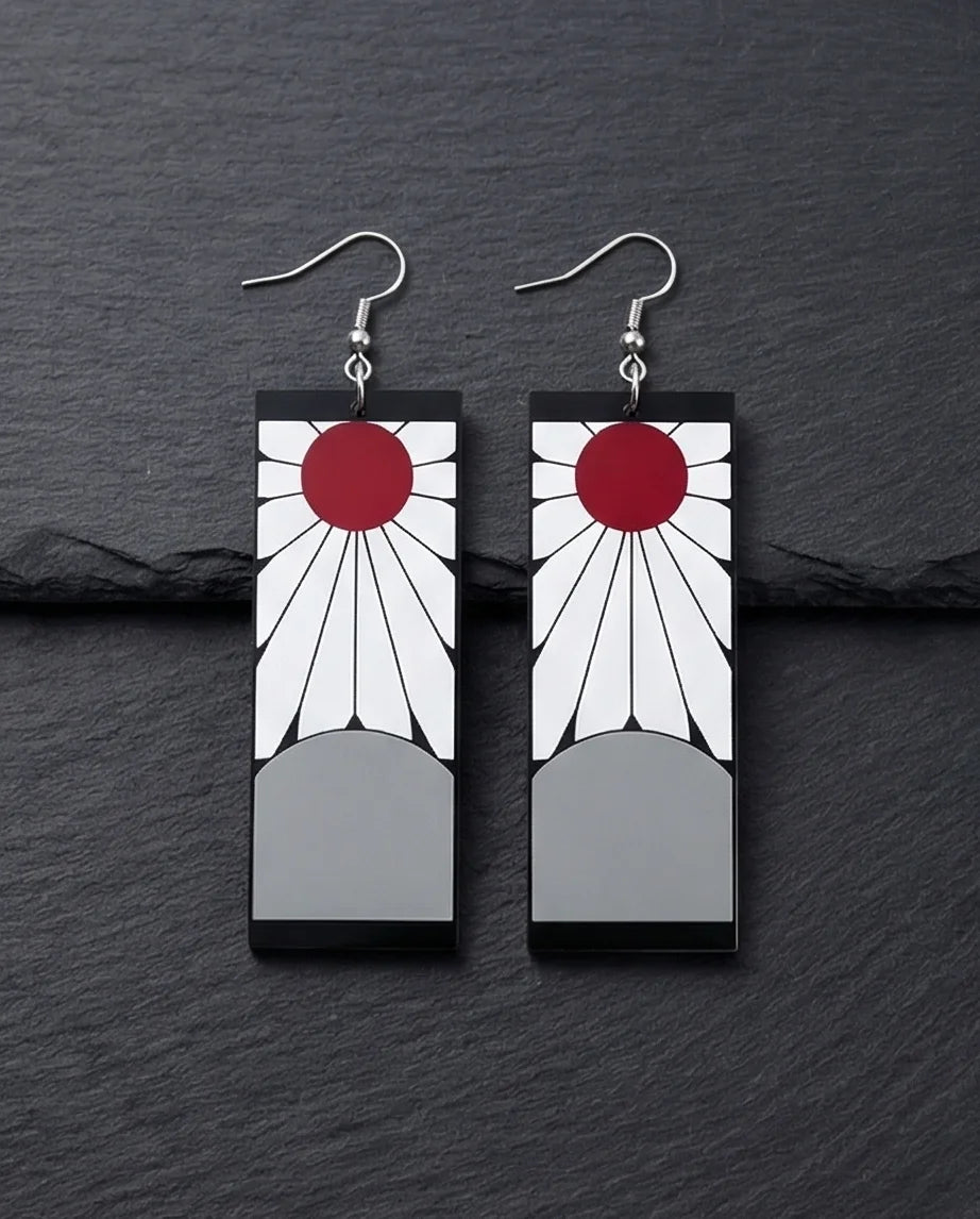 The Rising Sun: Traditional Japanese Hanafuda Drops