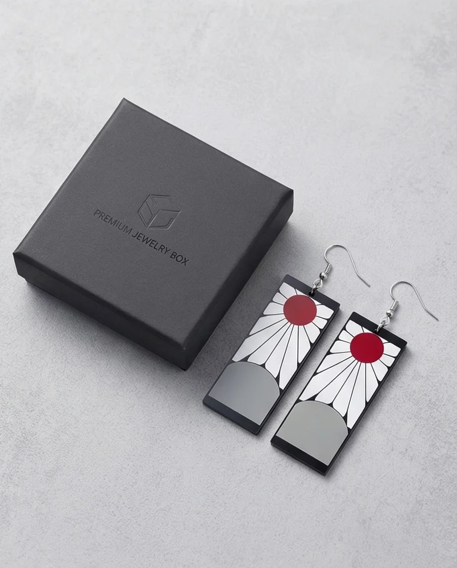 The Rising Sun: Traditional Japanese Hanafuda Drops