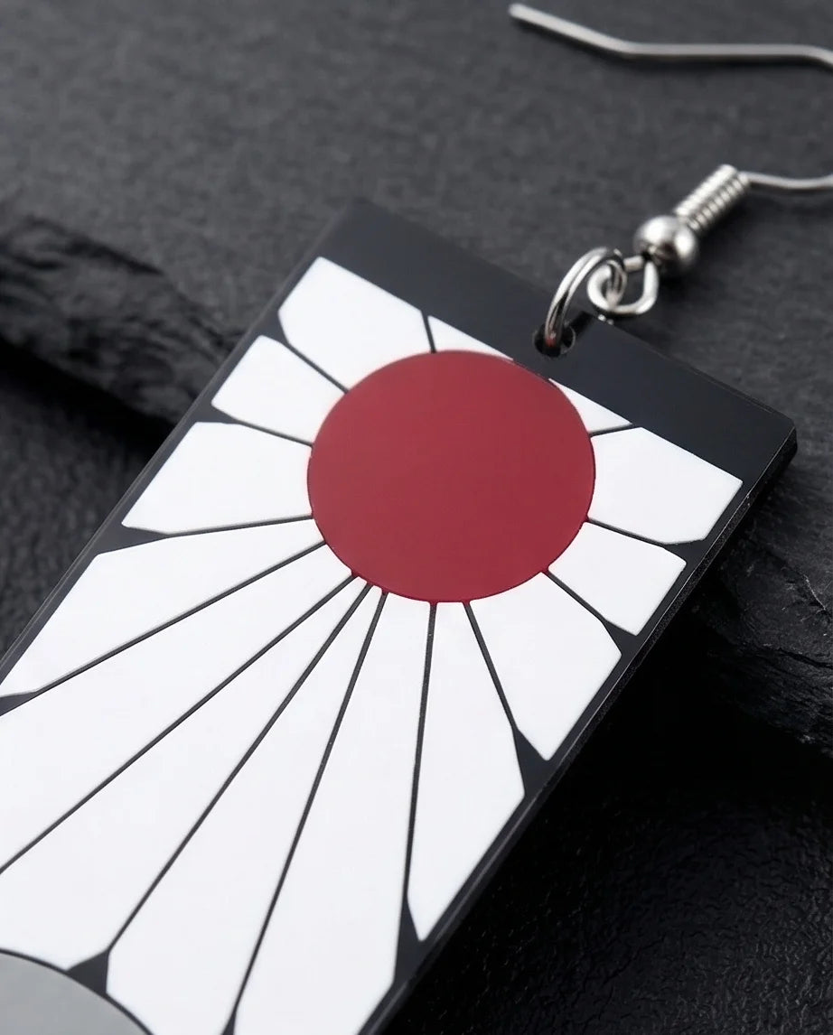The Rising Sun: Traditional Japanese Hanafuda Drops