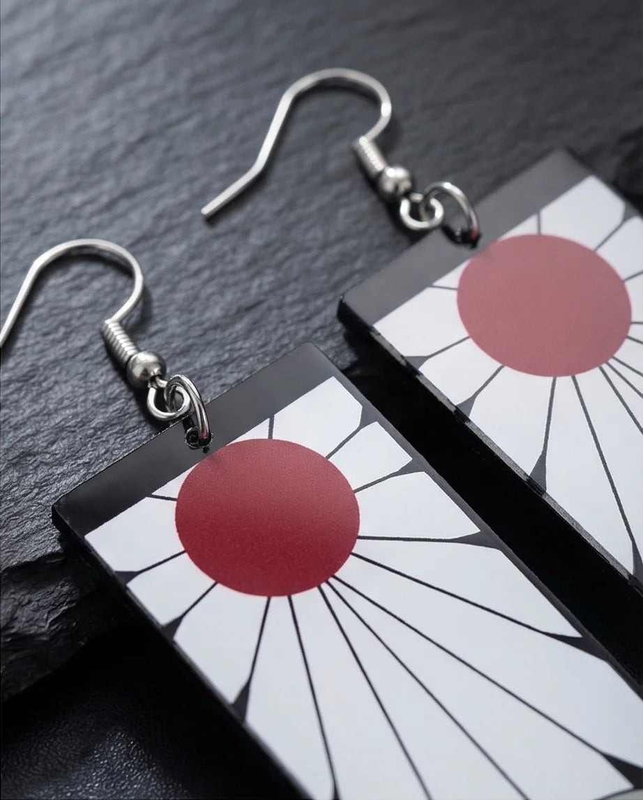 The Rising Sun: Traditional Japanese Hanafuda Drops