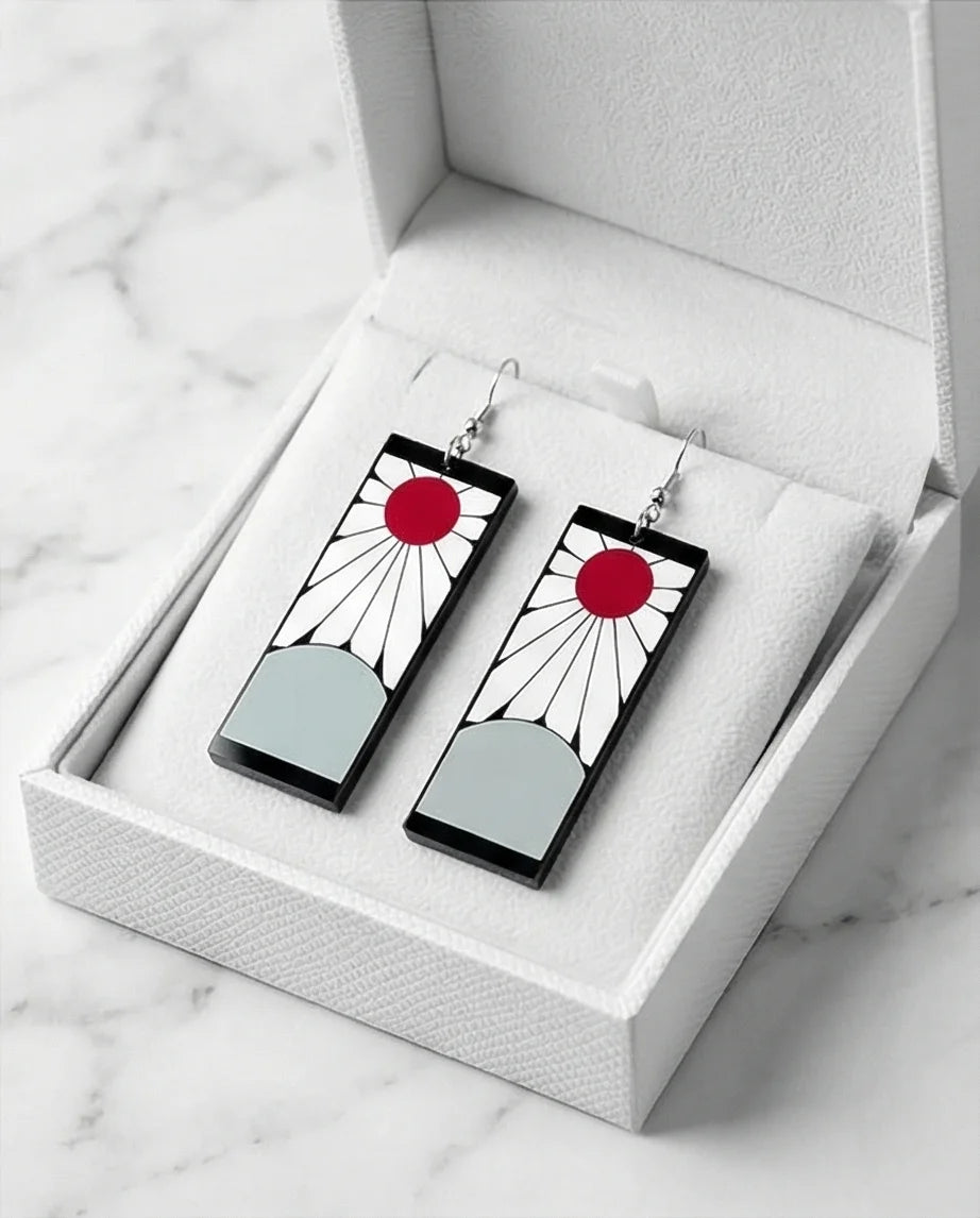 The Rising Sun: Traditional Japanese Hanafuda Drops