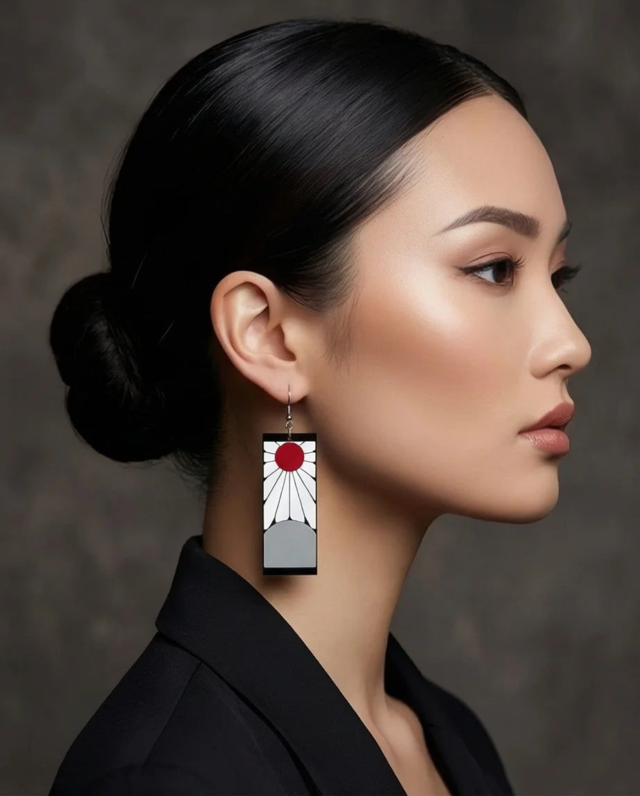 The Rising Sun: Traditional Japanese Hanafuda Drops