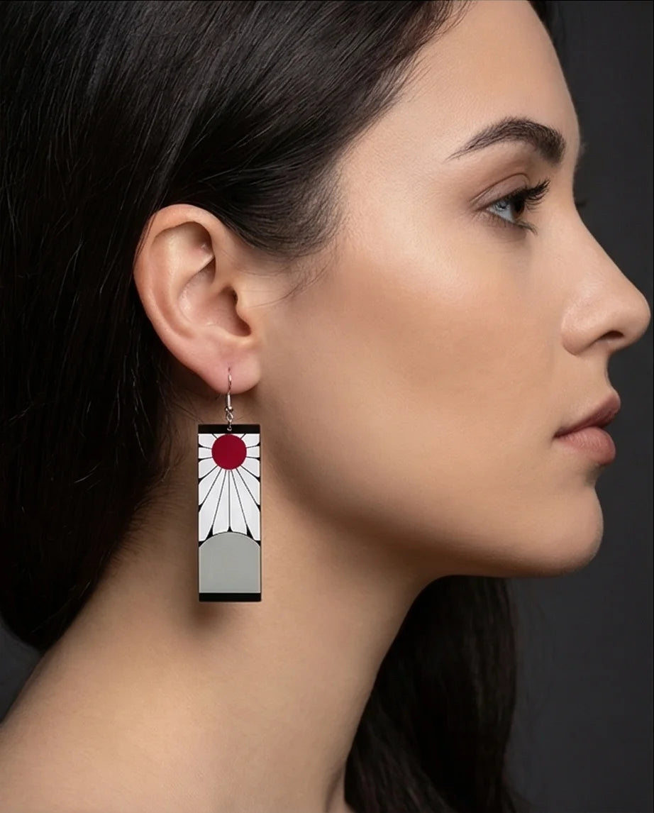 The Rising Sun: Traditional Japanese Hanafuda Drops