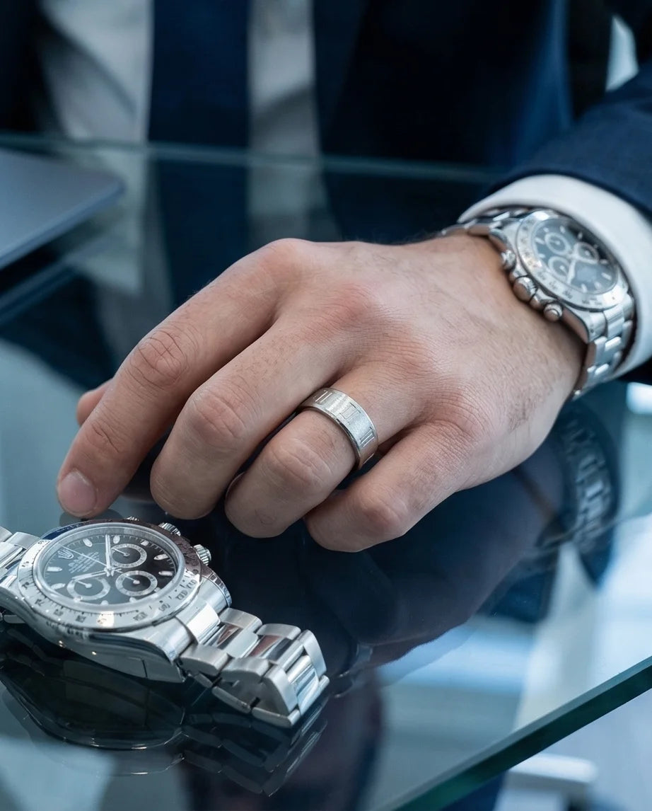 The Pure 18K Gold Plated Ceramic Band