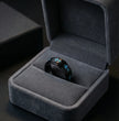 The Azure Creed: Stealth Black Blue Cross Spinner