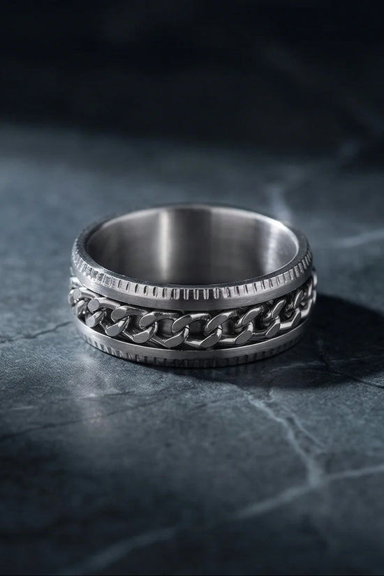 The Galaxy Crushed Opal Inlay Band