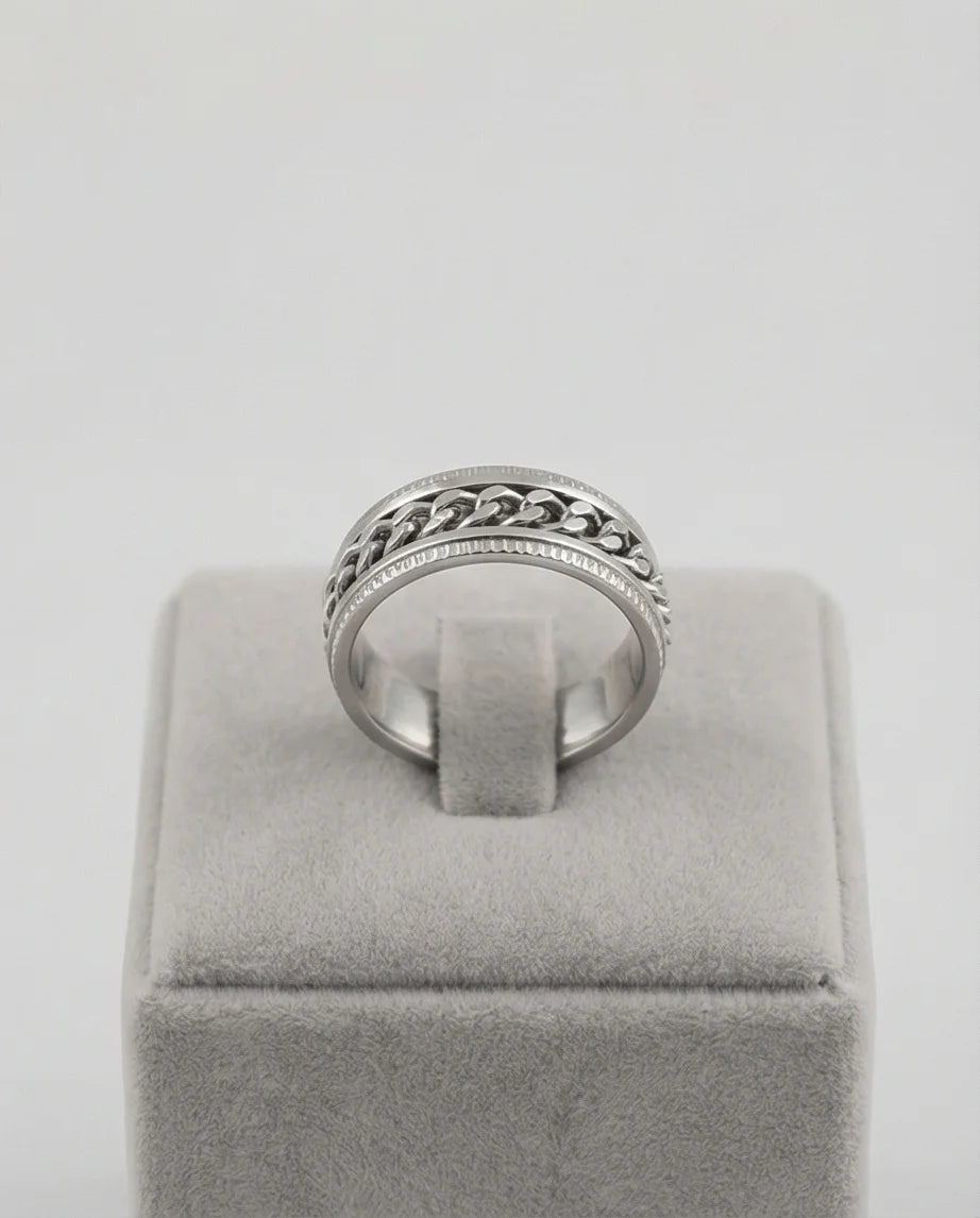 The Galaxy Crushed Opal Inlay Band