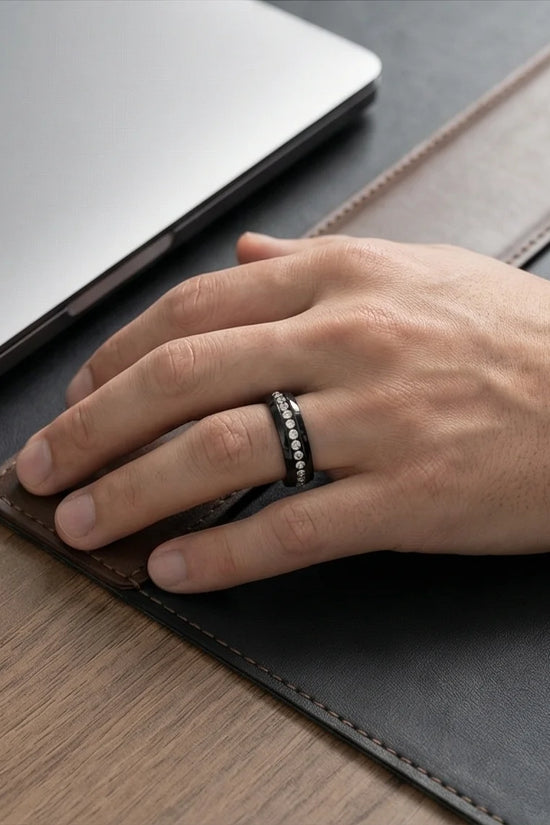 The Midnight Sparkle Eternity Band
