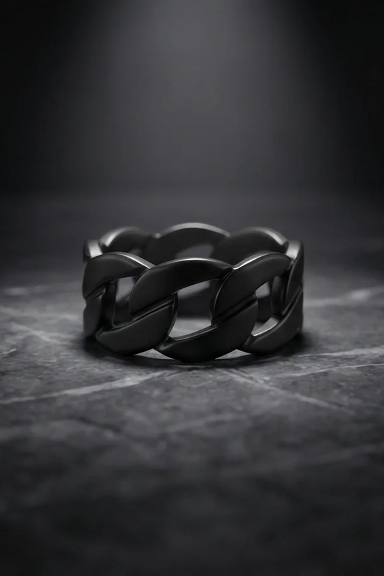 Shadow Bond: Industrial Chain Statement Ring