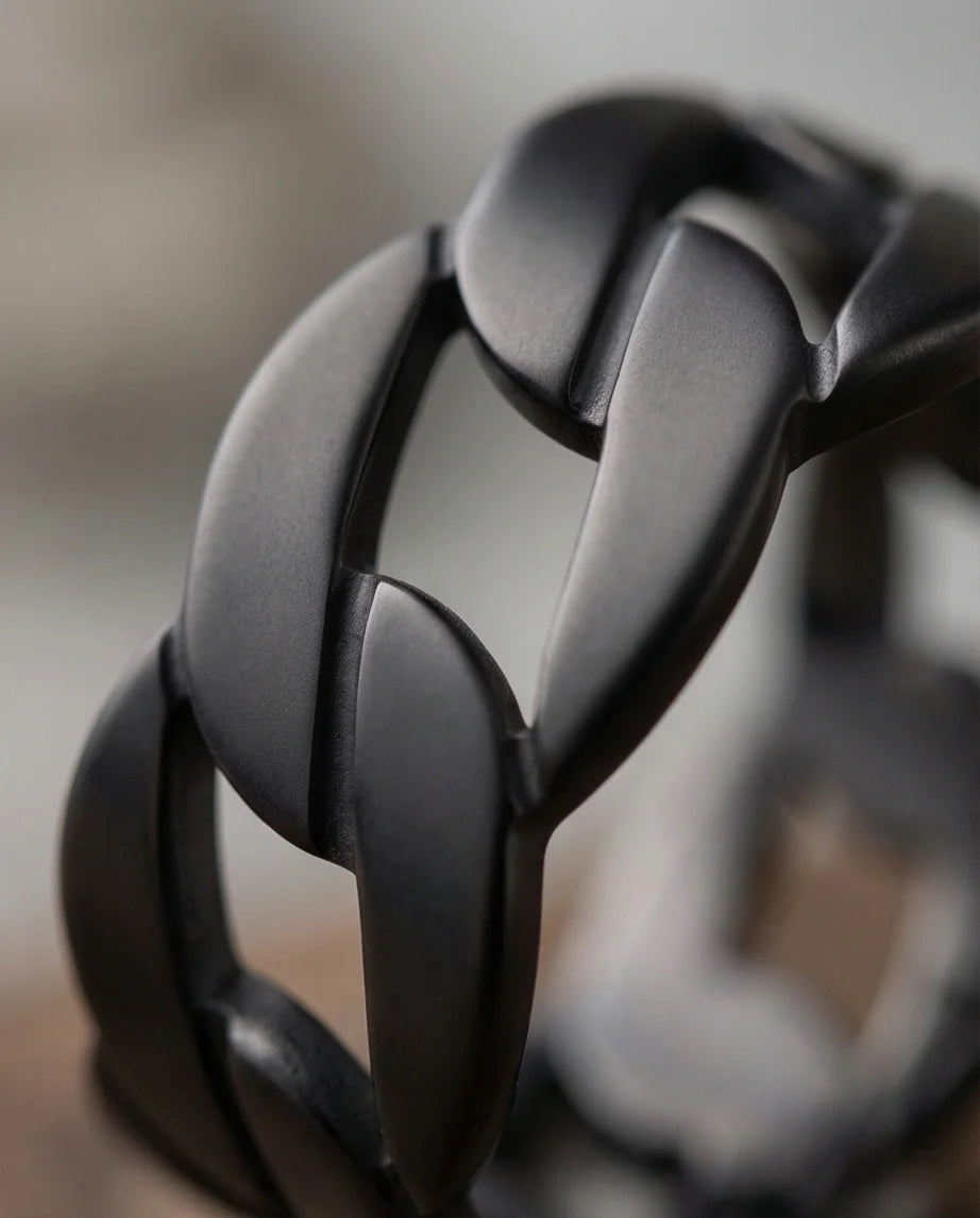 Shadow Bond: Industrial Chain Statement Ring