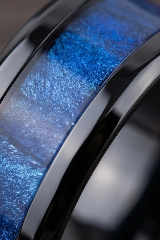 The Midnight Azure Textured Band