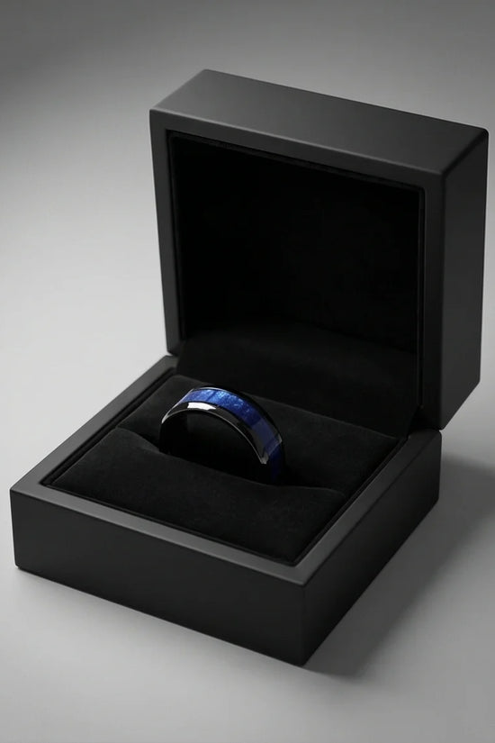 The Midnight Azure Textured Band