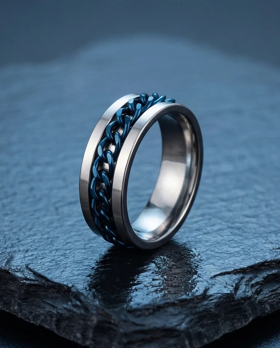 The Royal Fleur-de-lis Scroll Signet Ring