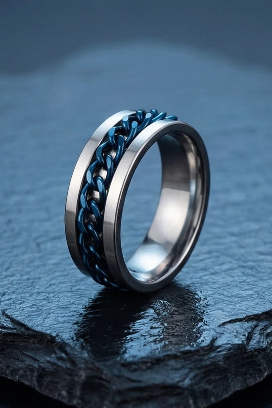 The Royal Fleur-de-lis Scroll Signet Ring