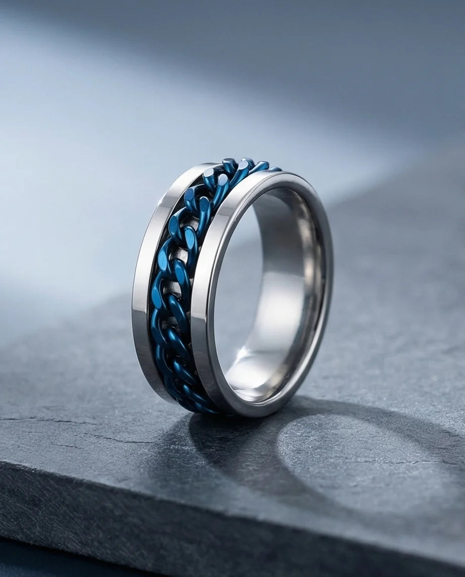 The Royal Fleur-de-lis Scroll Signet Ring