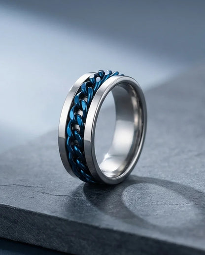 The Royal Fleur-de-lis Scroll Signet Ring