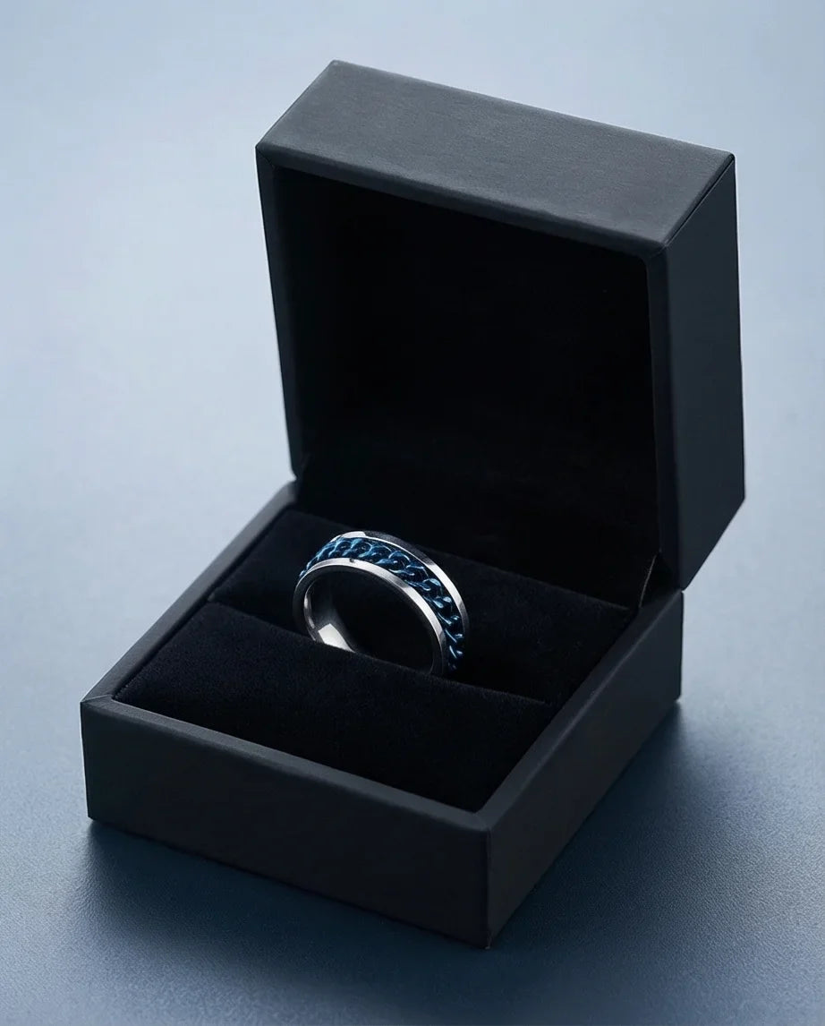 The Royal Fleur-de-lis Scroll Signet Ring