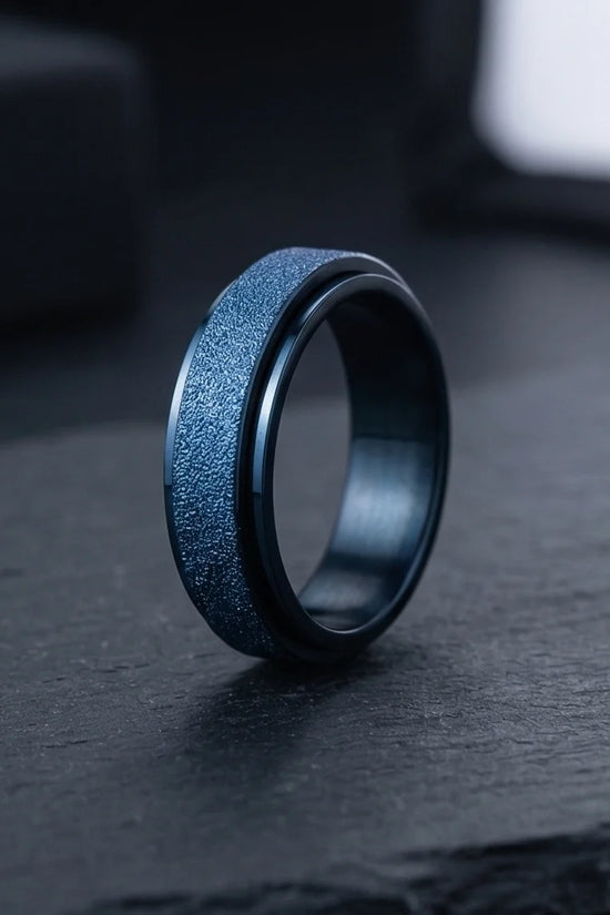 The Midnight Galaxy: Frosted Blue Spinner Band