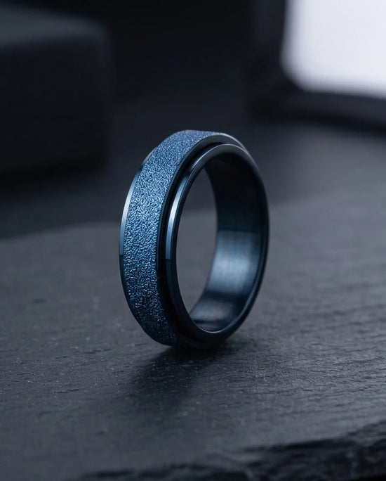 The Midnight Galaxy: Frosted Blue Spinner Band