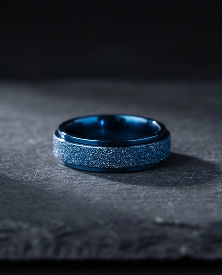 The Midnight Galaxy: Frosted Blue Spinner Band