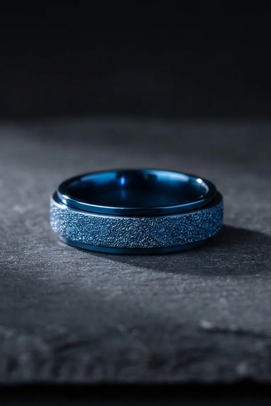 The Midnight Galaxy: Frosted Blue Spinner Band