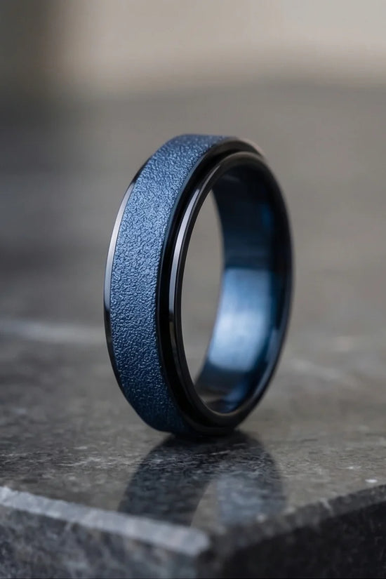 The Midnight Galaxy: Frosted Blue Spinner Band