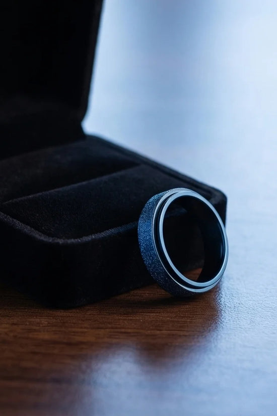 The Midnight Galaxy: Frosted Blue Spinner Band