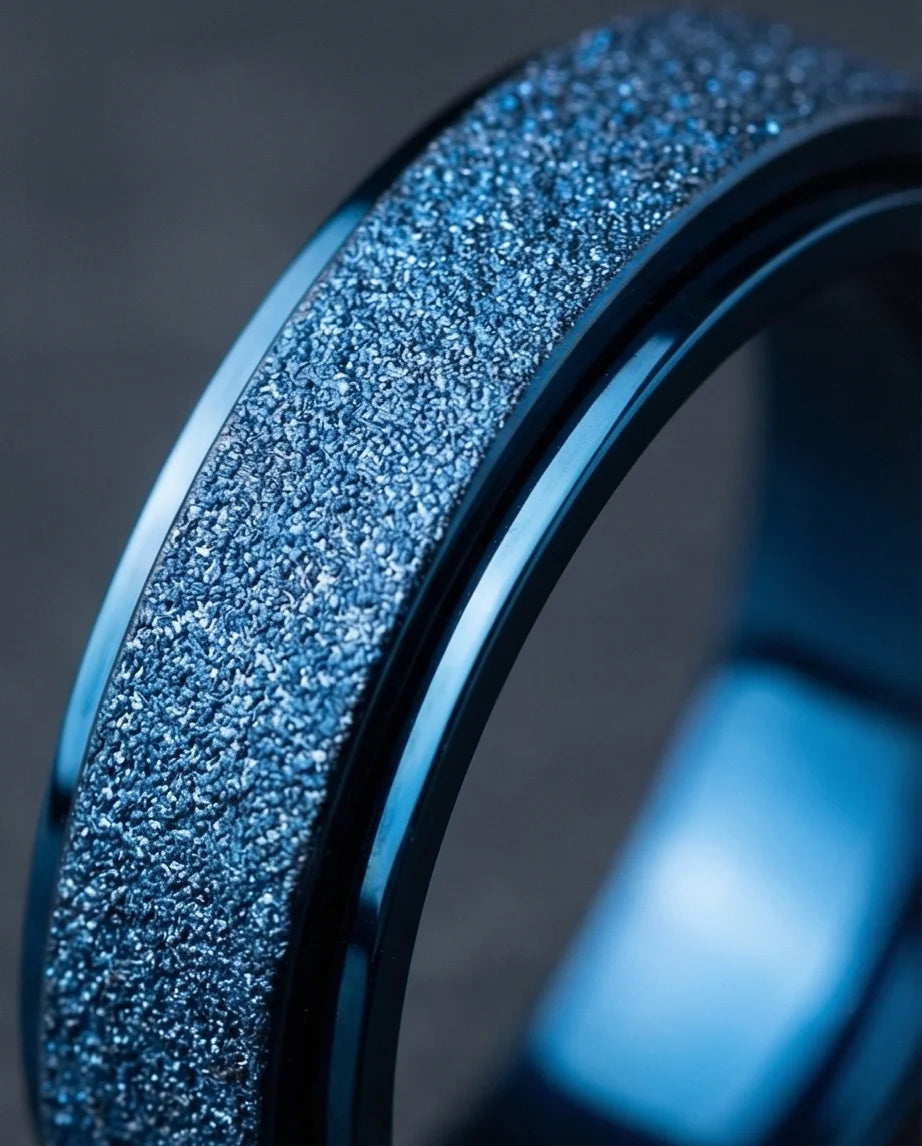 The Midnight Galaxy: Frosted Blue Spinner Band