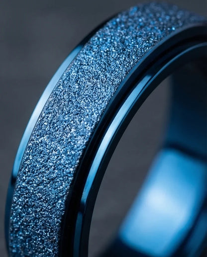 The Midnight Galaxy: Frosted Blue Spinner Band