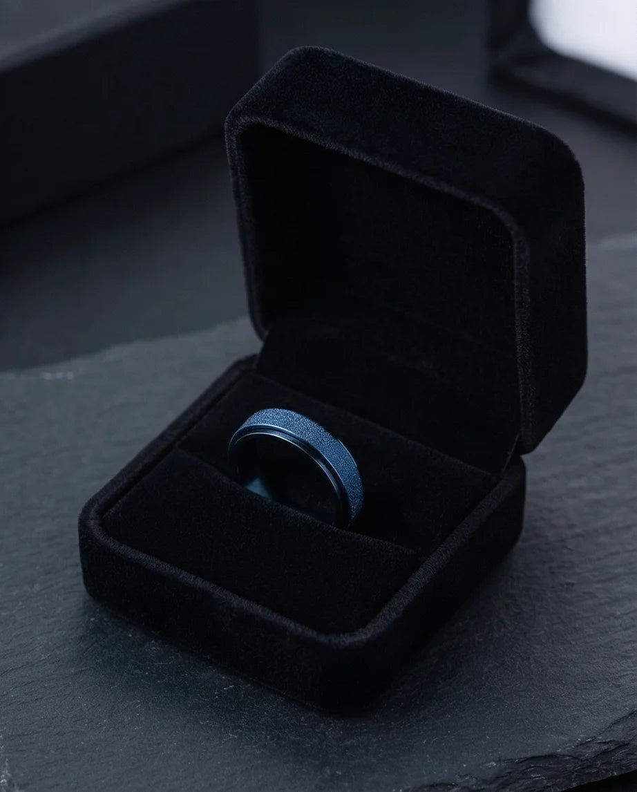 The Midnight Galaxy: Frosted Blue Spinner Band