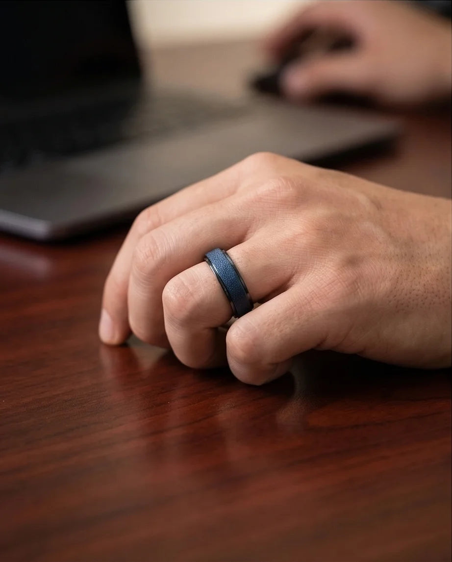 The Midnight Galaxy: Frosted Blue Spinner Band