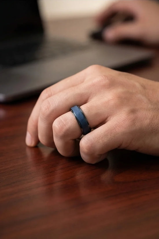 The Midnight Galaxy: Frosted Blue Spinner Band