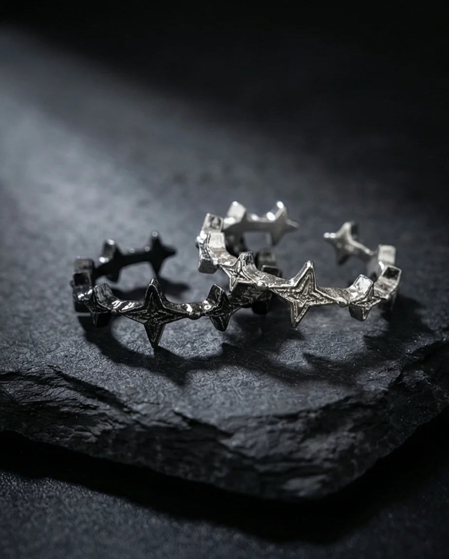 The Polaris Crown: Astral Spike Open Ring