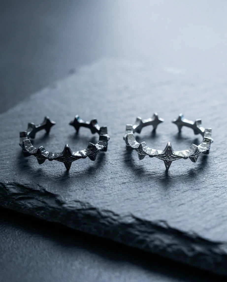 The Polaris Crown: Astral Spike Open Ring