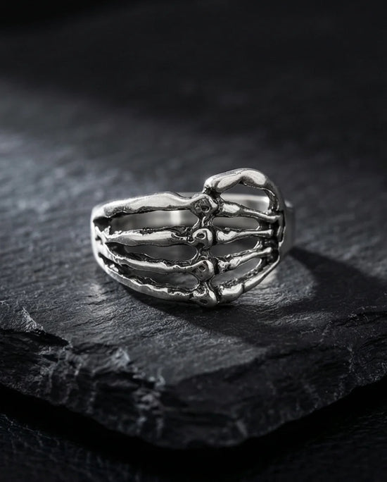 The Skeleton Embrace Ring