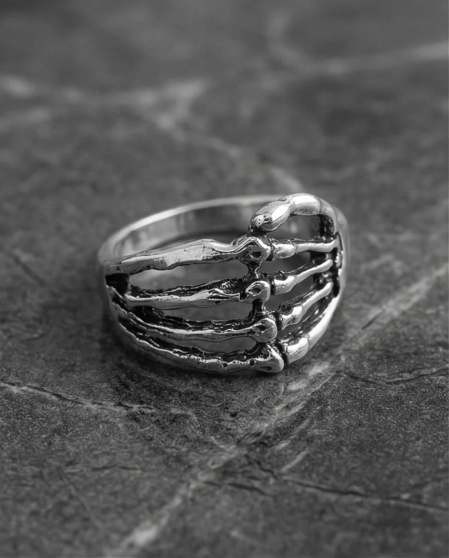 The Skeleton Embrace Ring