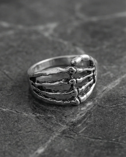 The Skeleton Embrace Ring