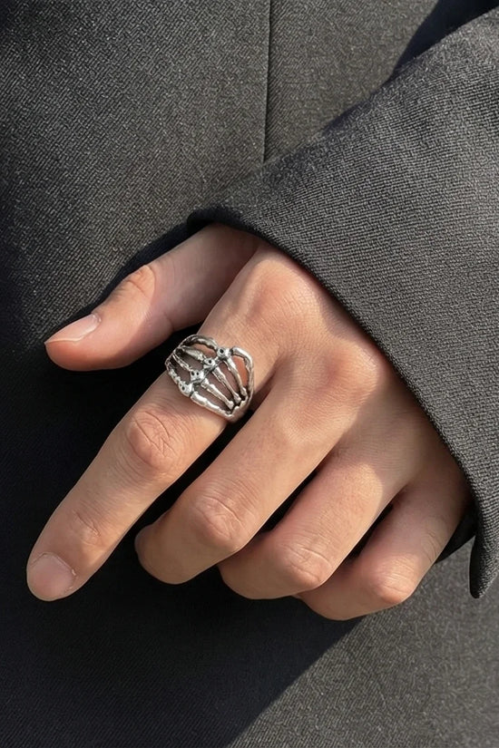 The Skeleton Embrace Ring