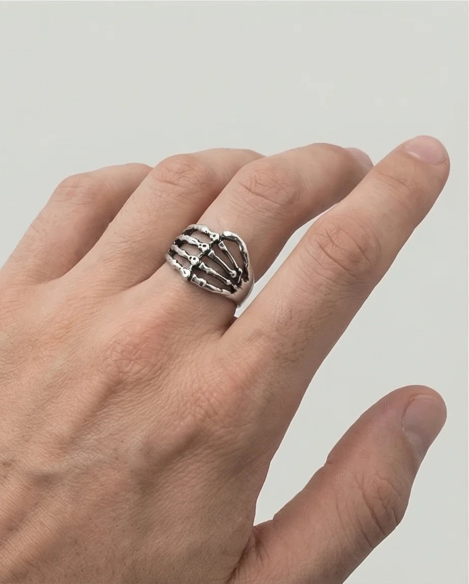 The Skeleton Embrace Ring