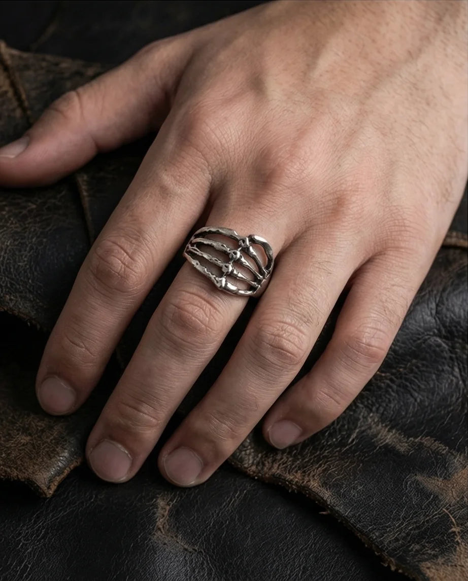 The Skeleton Embrace Ring