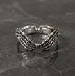 Eternal Embrace: Skeleton Heart Hands Ring