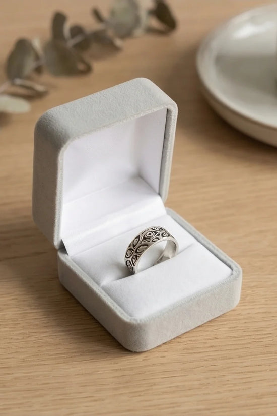 The Watchful Gaze: Multi-Eye Antique Silver Ring