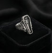 Midnight Eternal: Skeleton Coffin Gothic Ring