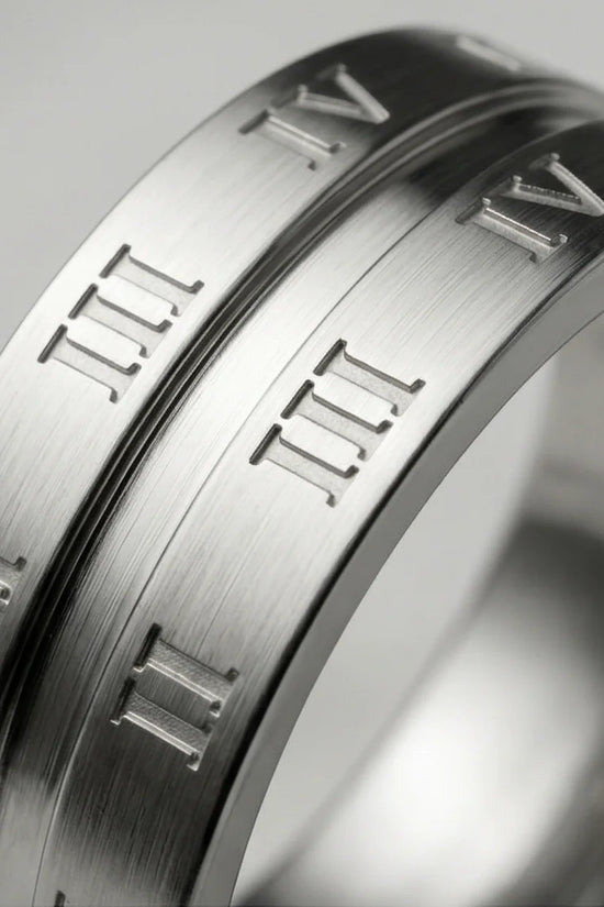 Eternal Empire: High-Gloss Roman Statement Ring