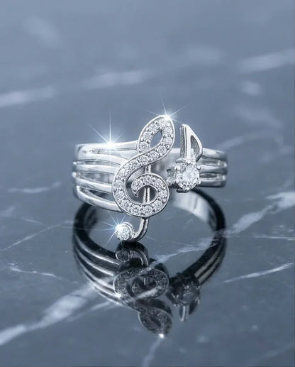 Symphony of Sparkle: Crystal Musical Note Band