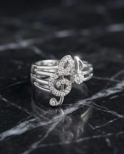 Symphony of Sparkle: Crystal Musical Note Band