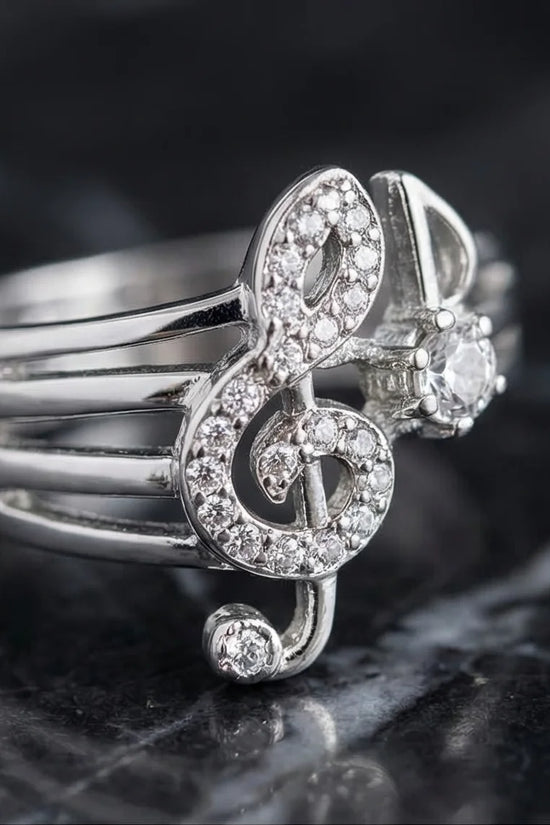 Symphony of Sparkle: Crystal Musical Note Band